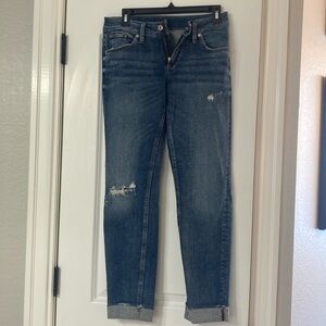 Silver women’s boyfriend jeans size W26/L27